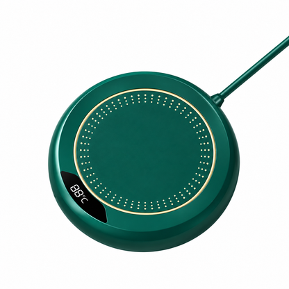 Electric Desk Mug Warmer with Auto Shutoff — Smart USB Coffee & Tea Cup Warmer for Home and Office