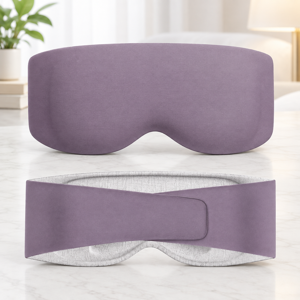 3D Weighted Sleep Eye Mask with Glass Beads