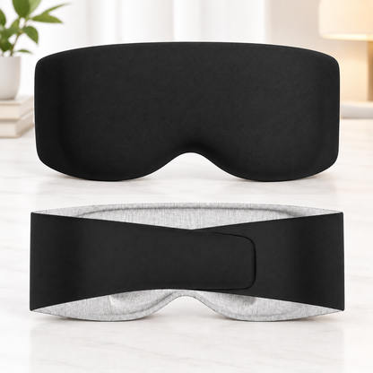 3D Weighted Sleep Eye Mask with Glass Beads