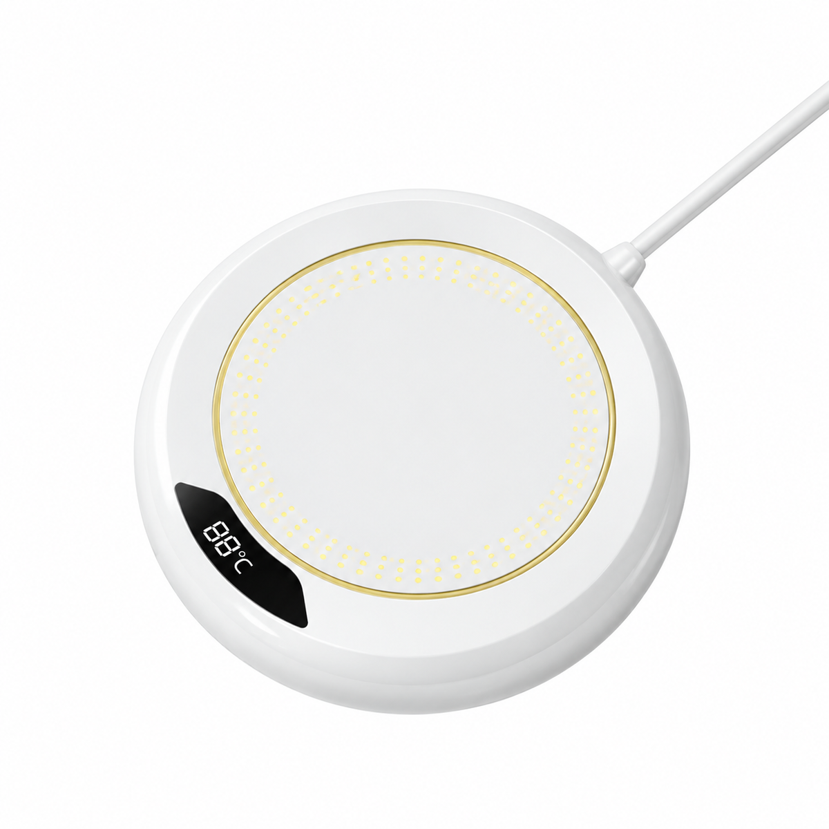 Electric Desk Mug Warmer with Auto Shutoff — Smart USB Coffee & Tea Cup Warmer for Home and Office