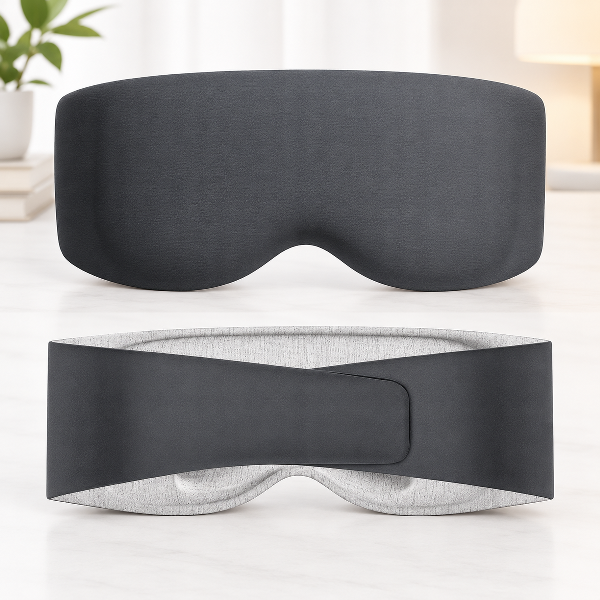 3D Weighted Sleep Eye Mask with Glass Beads